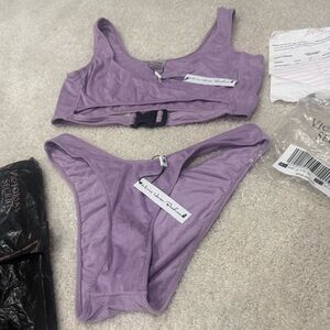 Monica Hansen Beachwear for Victoria's Secret Lavender Bikini Set